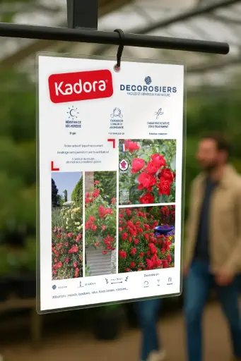 [PLVAFFPVCKAD] Affichette PVC KADORA